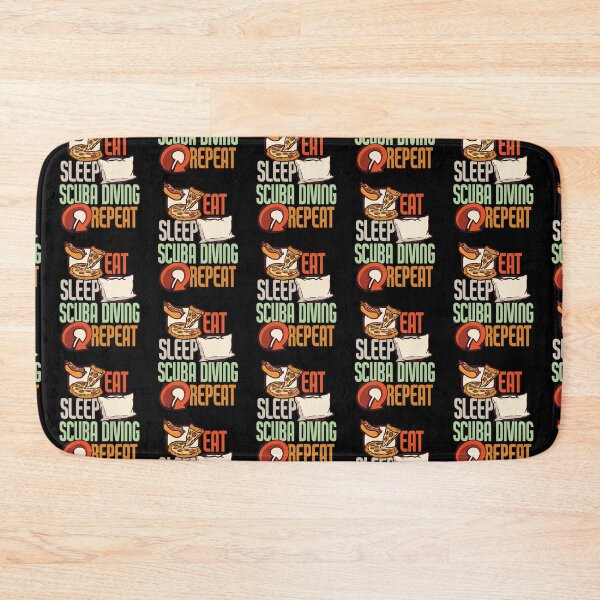 Item preview, Eat Sleep Scuba Diving Repeat Scuba Diving Funny designed and sold by RomanStowell.