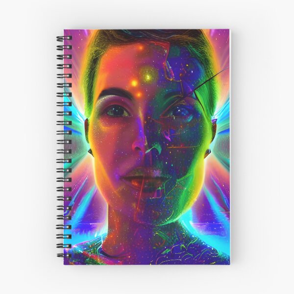 Item preview, RHYTHMIC ENTRAINMENT No.1 - Astral Cosmic AI Illustration - Laser Raver designed and sold by Recall-Design.