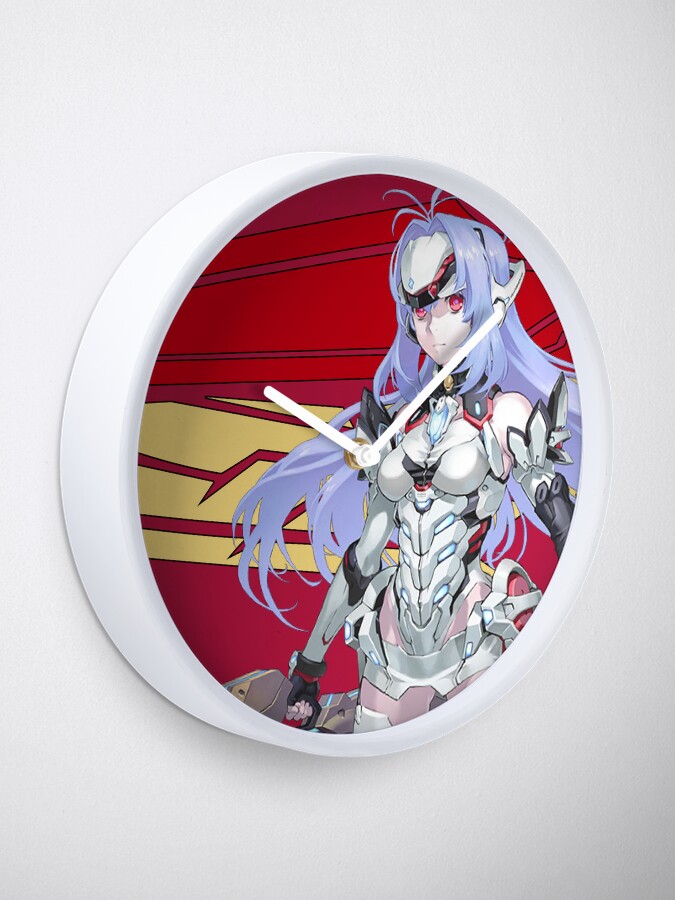 KOS-MOS (Xenoblade Chronicles 2) Clock by VelvetZone