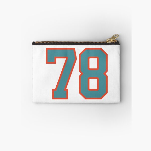 Item preview, 78 number, aqua orange lucky sports seventy eight designed and sold by ArtIsParty.