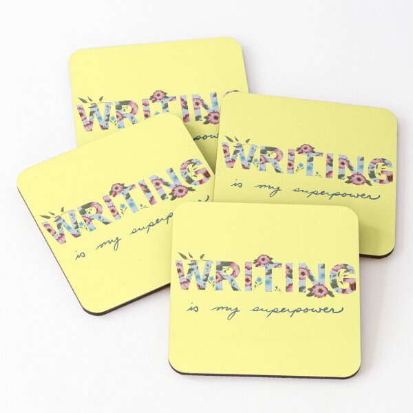 Item preview, Writing Is My Superpower designed and sold by BookTalkBecky.