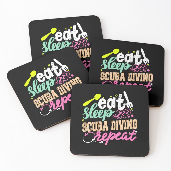 Item preview, Eat Sleep Scuba Diving Repeat Scuba Diving Lover designed and sold by RomanStowell.