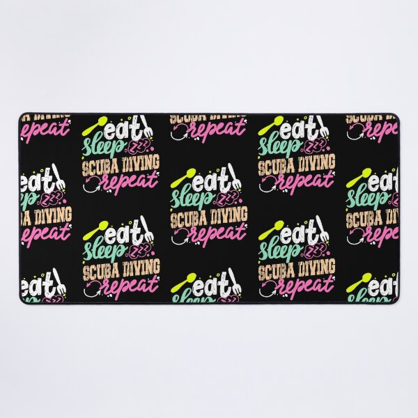 Item preview, Eat Sleep Scuba Diving Repeat Scuba Diving Lover designed and sold by RomanStowell.