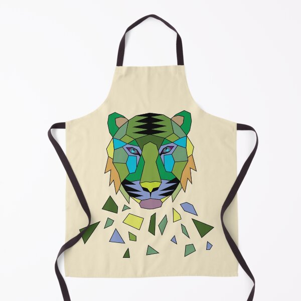 Item preview, Geometric Colorful Tiger designed and sold by atedesigns.