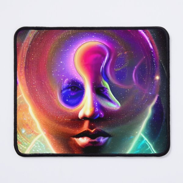 Item preview, RHYTHMIC ENTRAINMENT No.2 - Astral Cosmic AI Illustration - Face Inside a Face designed and sold by Recall-Design.