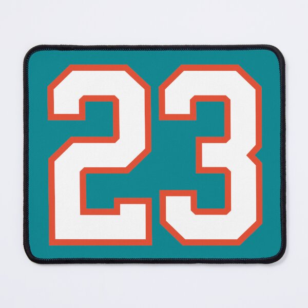 Item preview, Sports Number 23, white orange color lucky sport twenty three designed and sold by ArtIsParty.