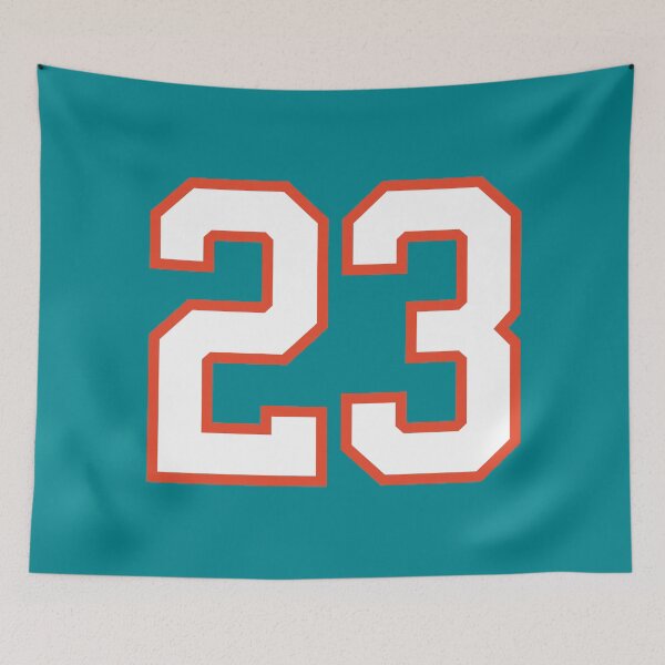 Item preview, Sports Number 23, white orange color lucky sport twenty three designed and sold by ArtIsParty.