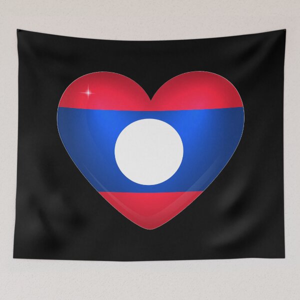 Item preview, My heart is in Laos, Love Laos. designed and sold by ArtIsParty.