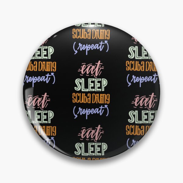 Item preview, Eat Sleep Scuba Diving Repeat Scuba Diving Scuba Diver Lover designed and sold by RomanStowell.