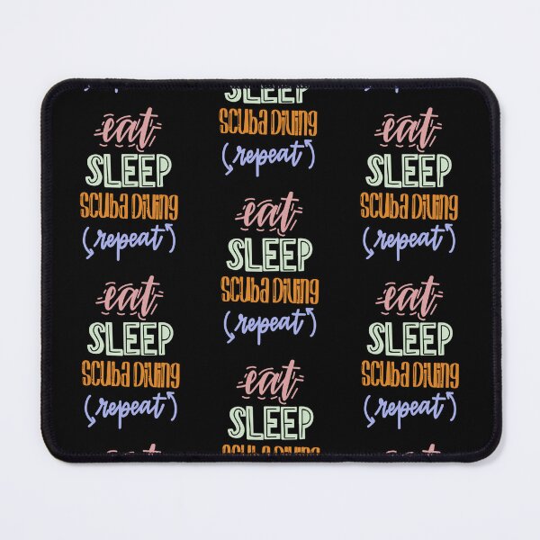 Item preview, Eat Sleep Scuba Diving Repeat Scuba Diving Scuba Diver Lover designed and sold by RomanStowell.