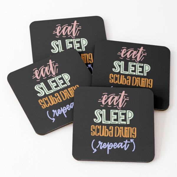 Item preview, Eat Sleep Scuba Diving Repeat Scuba Diving Scuba Diver Lover designed and sold by RomanStowell.