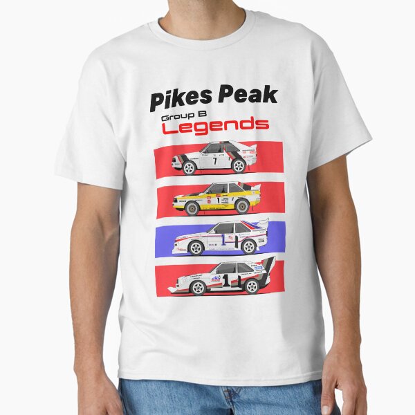 Vista previa del artículo con la obra «Leyendas del grupo B de Pikes Peak», diseñado y vendido por purpletwinturbo.