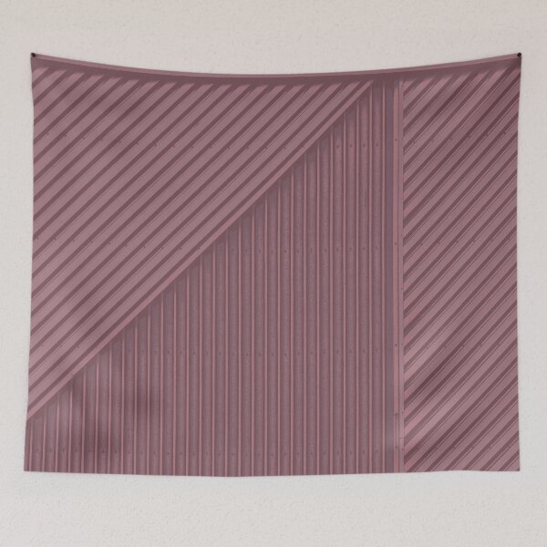 Aperçu de l'œuvre RAYURES TEXTURÉES MAUVE MODERNES créée et vendue par MMPlastic.