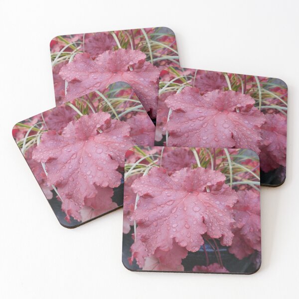 Item preview, Red Leaf With Dewdrops  designed and sold by Faith-B-Photos.