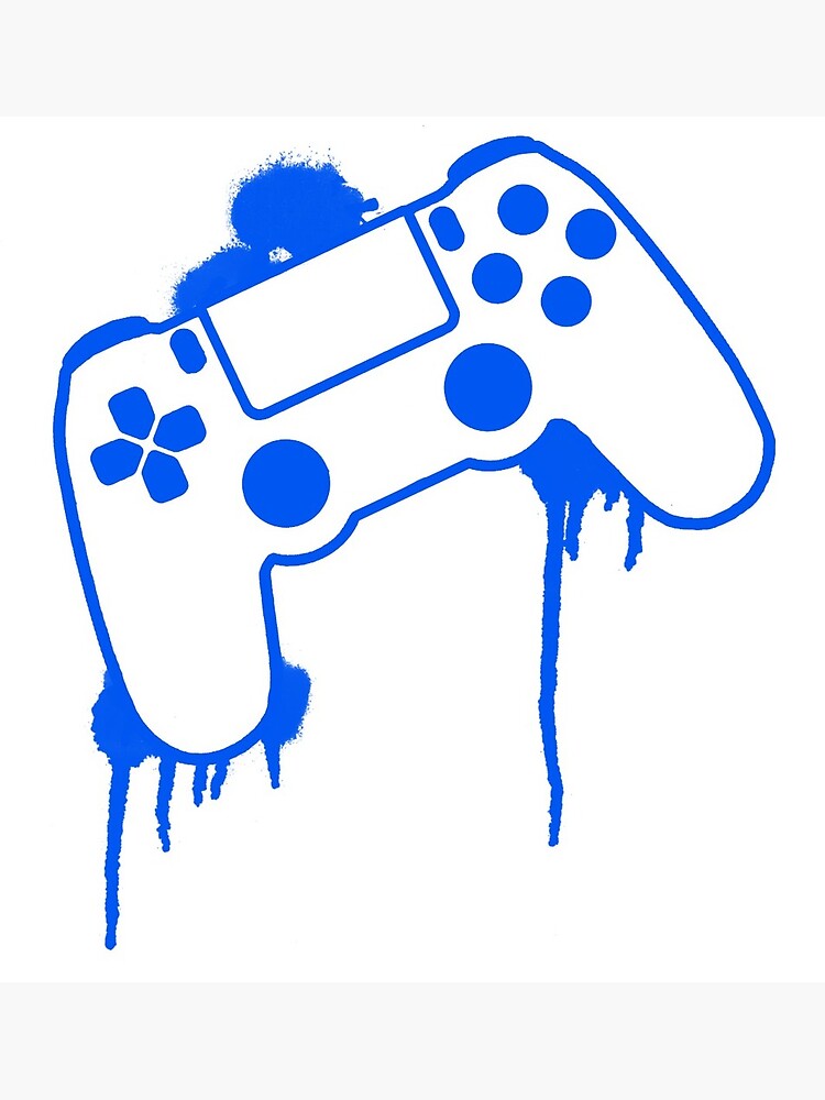 Ps4 Controller Greeting Card By Meganjamo Redbubble