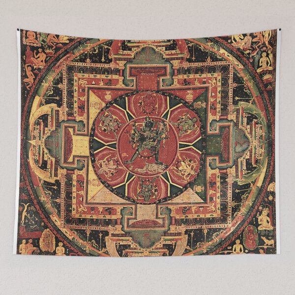 Item preview, Mandala 121 Chakrasamvara Mandala Thakuri Kathmandu Valley designed and sold by GuyBlank.