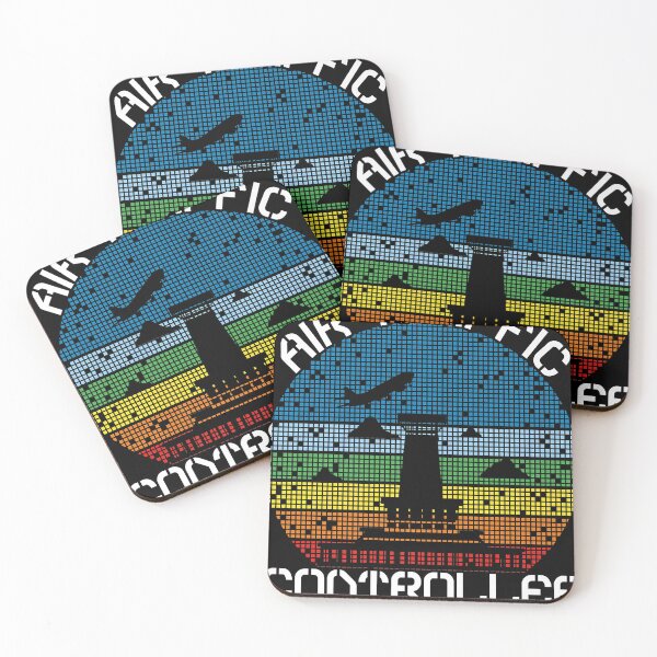 Item preview, Air Traffic Controller Square Dot Retro Vintage Flight Tower designed and sold by annepiemzrc.