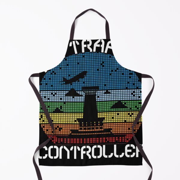 Item preview, Air Traffic Controller Square Dot Retro Vintage Flight Tower designed and sold by annepiemzrc.