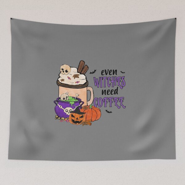 Item preview, even witches need coffee,Vintage Pumpkin,wine,Costume Idea,Diy,Last Minute,Florence Pugh,Halloween Costume 2022,Ends,Esther,Halloween Ends,Invitation,Orphan,Scarry,coffee designed and sold by NAZIMNADIR.