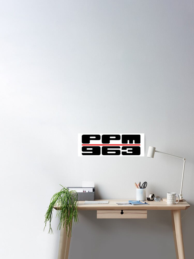 Porsche Penske Motorsport 963 logo Poster for Sale by kmccornick