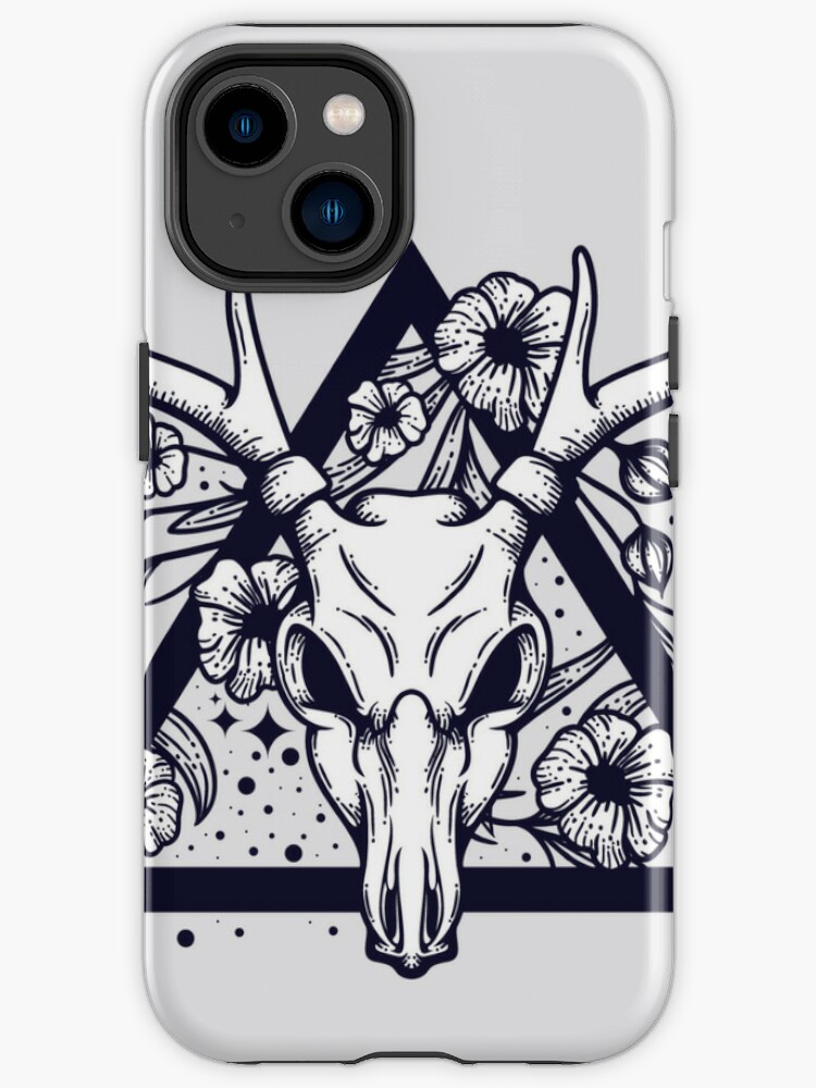iPhone Case, Halloween Witch Skull designed and sold by Bien Design