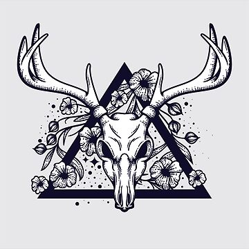 Artwork thumbnail, Halloween Witch Skull by BienThings