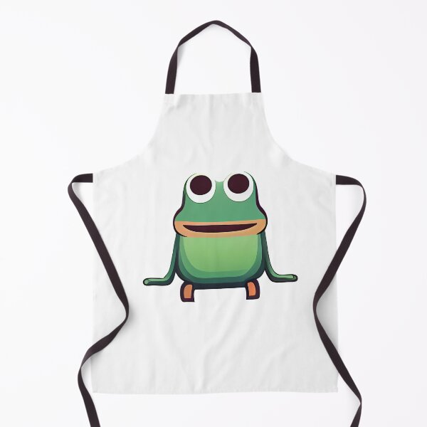 Item preview, Frog Character emoji emoticon  - Created by Artificial Intelligence designed and sold by Created-by-AI.