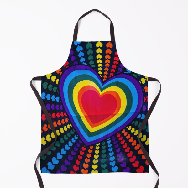 Item preview, Rainbow hearts designed and sold by Zip-Zup.
