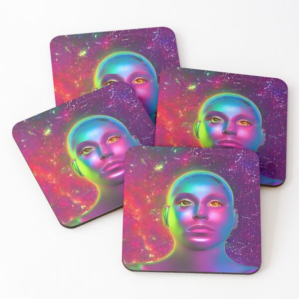 Item preview, RHYTHMIC ENTRAINMENT No.5 - Astral Cosmic AI Illustration - Humanoid designed and sold by Recall-Design.