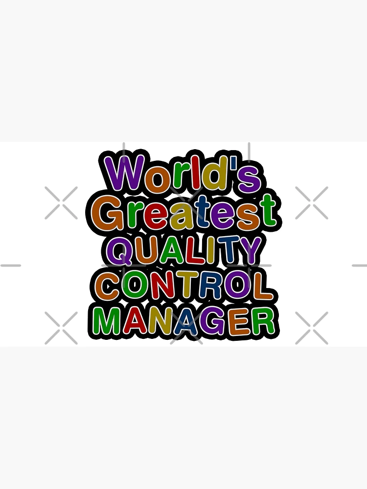 Imagen 3 de 3, Gorra con la obra World's Greatest QUALITY CONTROL MANAGER, diseñada y vendida por AmyHNJ.