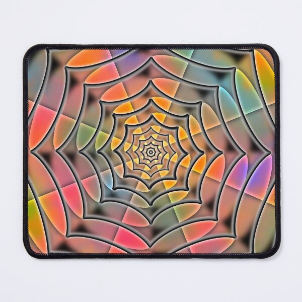 Item preview, Sound Waves Mandala - Intricate Digital Illustration, Colorful Vibrant and Eye-catching Design, Perfect gift idea for printing on shirts, wall art, home decor, stationary, phone cases and more.   designed and sold by cherdoodles.