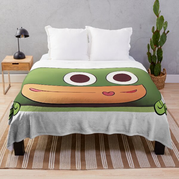 Item preview, Frog Character emoji emoticon  - Created by Artificial Intelligence designed and sold by Created-by-AI.