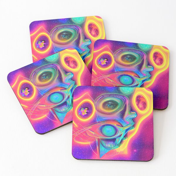 Item preview, RHYTHMIC ENTRAINMENT No.7 - Astral Cosmic AI Illustration - The Eye of Reality designed and sold by Recall-Design.