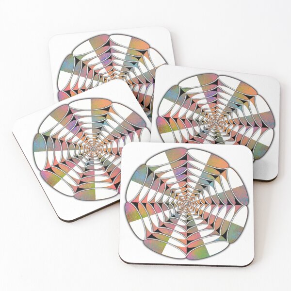 Item preview, Radio Wave Mandala - Intricate Digital Illustration, Colorful Vibrant and Eye-catching Design, Perfect gift idea for printing on shirts, wall art, home decor, stationary, phone cases and more.   designed and sold by cherdoodles.