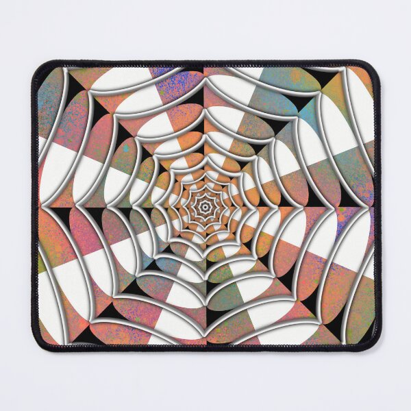 Item preview, Radio Wave Mandala - Intricate Digital Illustration, Colorful Vibrant and Eye-catching Design, Perfect gift idea for printing on shirts, wall art, home decor, stationary, phone cases and more.   designed and sold by cherdoodles.