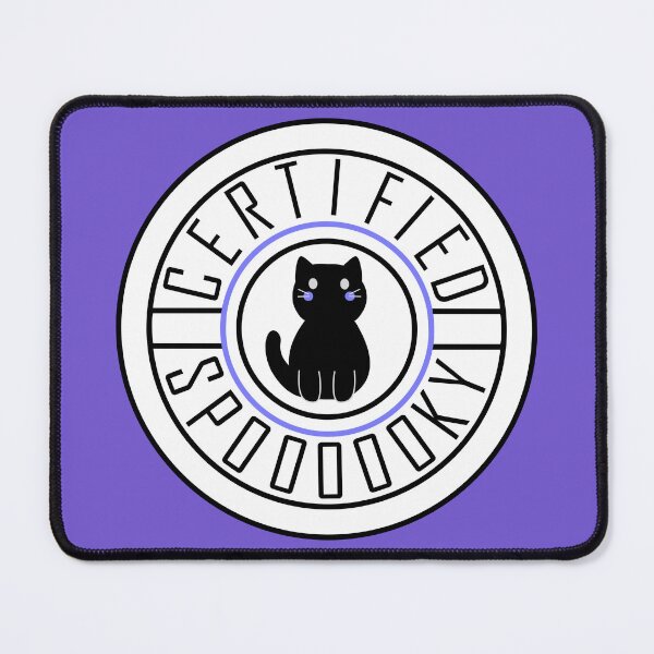 Item preview, DimDum Blu Belt Certified Spooky Black Cat Badge  designed and sold by GoobyCloud.