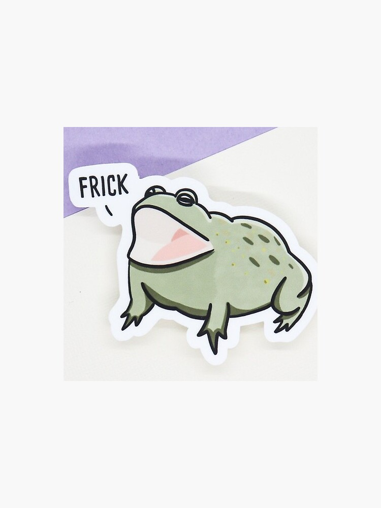 Thumbnail 3 of 3, Sticker, Screaming Frog designed and sold by Bien Design.