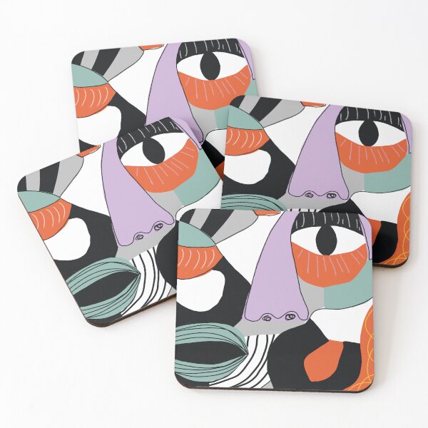Item preview, Modern Abstract Face designed and sold by Olivia Childs.
