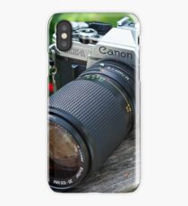 Canon AE-1 & Vivitar Telephoto Lens iPhone Case/Skin
