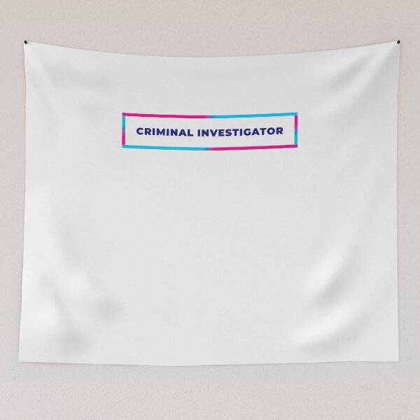 Item preview, Criminal Investigator retro colorful frame designed and sold by SVPOD.