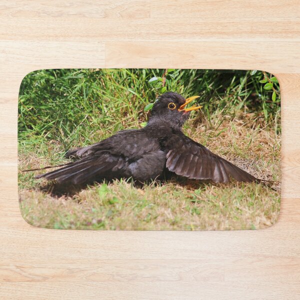 Item preview, Sunbathing Black Bird designed and sold by Fearless-Fox.