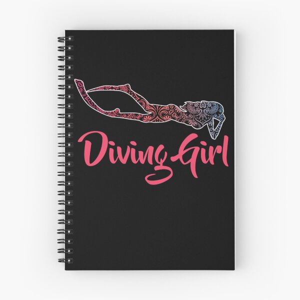 Item preview, Freediving Girl Ocean Spearfishing Scuba Diver Girl designed and sold by RomanStowell.
