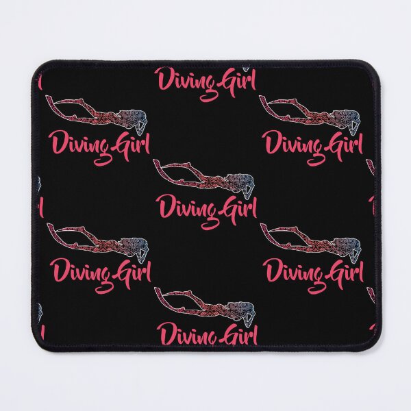 Item preview, Freediving Girl Ocean Spearfishing Scuba Diver Girl designed and sold by RomanStowell.