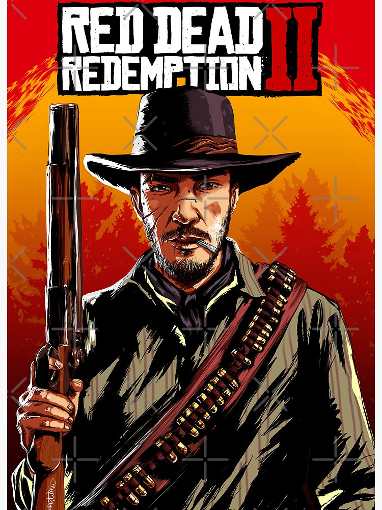 red dead redemption 2 / Fanart / Arthur Morgan Art Board Print for Sale by  Artwalidshop