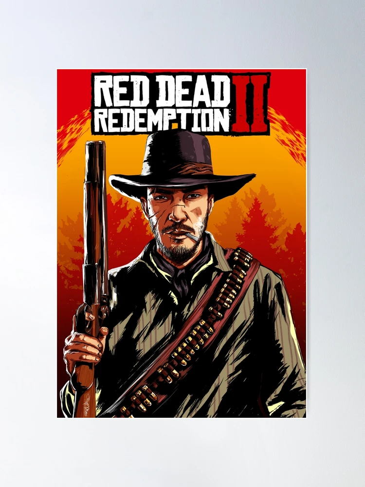 red dead redemption 2 / Fanart / Arthur Morgan Poster for Sale by  Artwalidshop