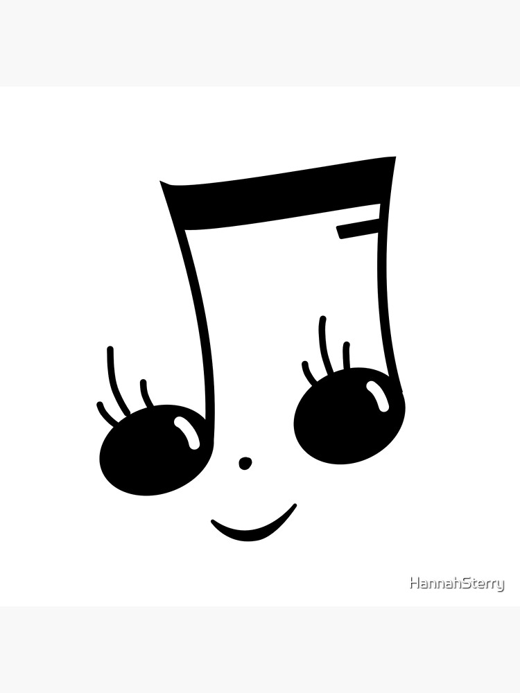 Smiling Music Notes by HannahSterry