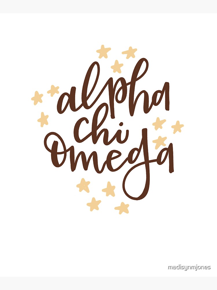 Alpha Chi Omega Tote Bag