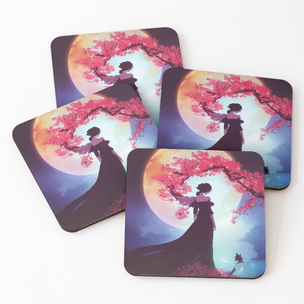 Item preview, A full moon and a young girl designed and sold by Wa23Collection.