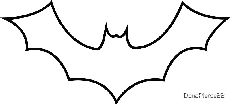 Bat Outline by DanaPierce22 Redbubble