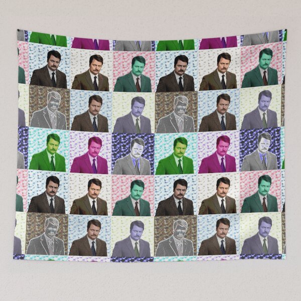 Item preview, Ron Swanson Collage designed and sold by Bull007winkle.